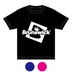  【 ボウラーズタウン 】　Brunswick 　（ ブランズウィック ） Tシャツ　/　ユニセックス　/　ボウリングウェア　/　メール便可  