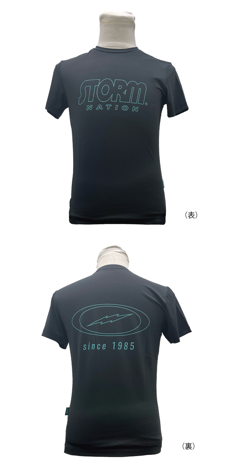 ボウリング用品 ボウリングウェア ハイスポーツ HISPORTS STORM JTR-H01 STネイション・Tシャツ(GR) 