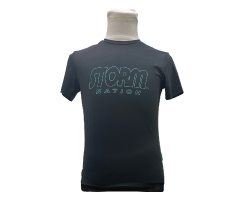 【ボウリングウェア ハイスポーツ HISPORTS】JTR-H01 STネイション・Tシャツ(GR)